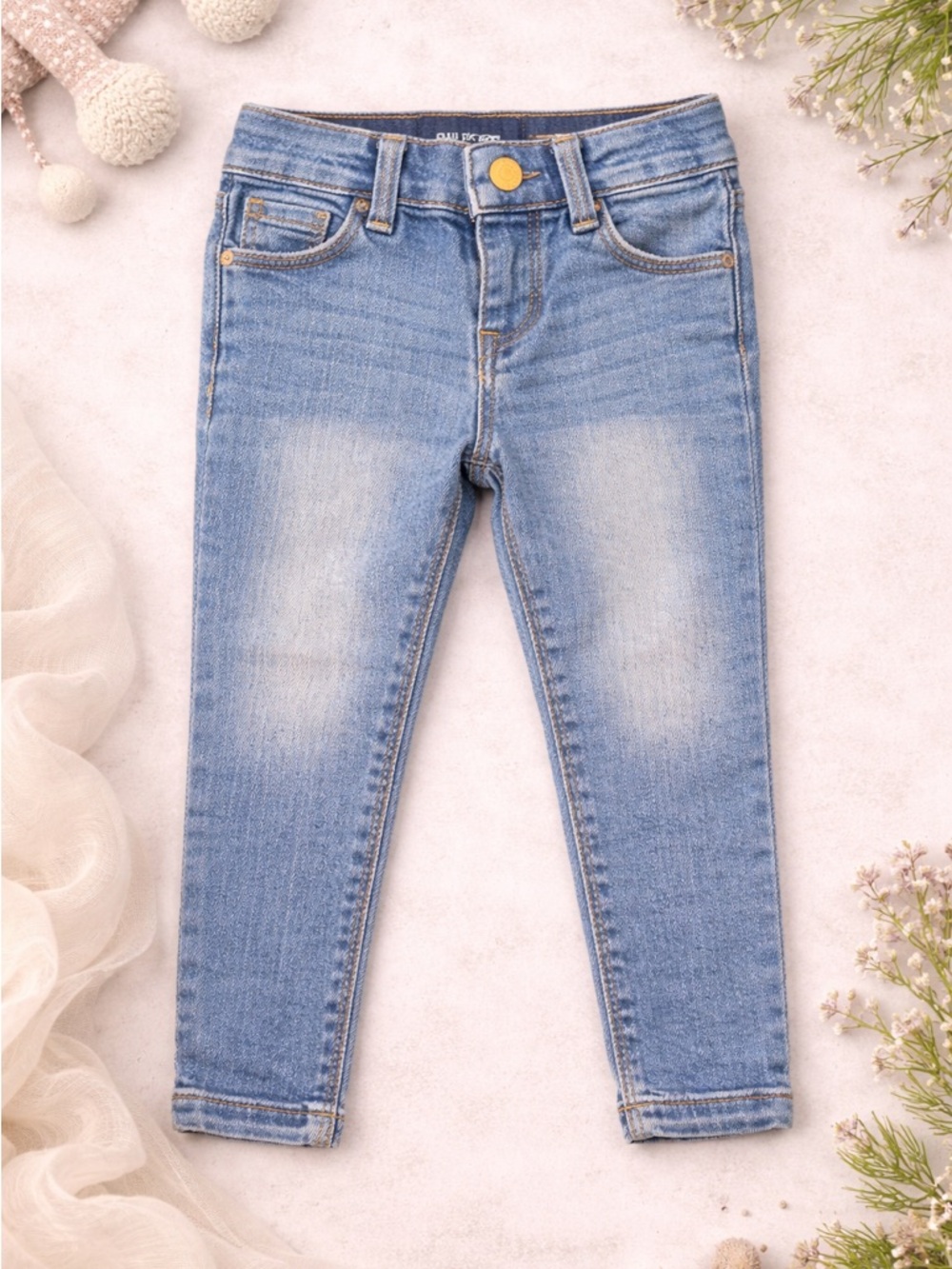 Old Navy Toddler Skinny Jeans 12-18M Light Wash